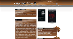 Desktop Screenshot of caraibeditions.fr