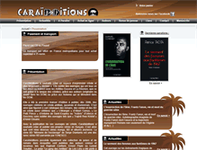 Tablet Screenshot of caraibeditions.fr